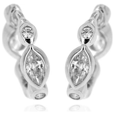 Zlatnictví U Kostela kroužky s bílými kamínky 9480