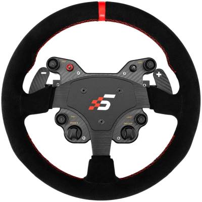 GT1 Round Steering Wheel, Shifter Paddles, Suede| QR70 Included. S210 (GT1-SR(SUEDE))
