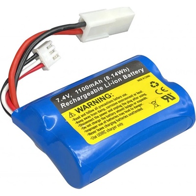 Tamiya UDIR/C RC rychlostní člun Gallop 2.4GHz: Li-Ion baterie 7,4V 1100mAh Mini Plug