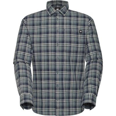 MAMMUT Мъжка риза с копчета Mammut Trovat Summer Longsleeve Shirt - Marine / Strata - размер XL (033-2469-0114)