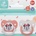 Stor Силиконови залъгалки Stor - Minnie Mouse Heart Full, 0-6 м, 2 броя (10769)