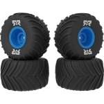 Arrma колело с гума dBoots Chevron MT, диск син (4): GROM