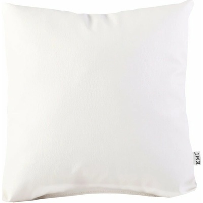 EMI béžový ekokoža Vankúš 45x45