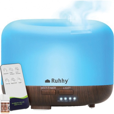 Ruhhy N23511 Aroma difuzér LED zvlhčovač s dálkovým ovládáním 300 ml