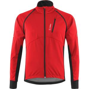 Löffler Мъжко ветрозащитно яке за колоездене Löffler Bike Zip-Off Jacket San Remo Airblocc Light Cycling jacket - Red - размер 54 (EU) (051-1323-0515)