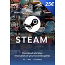 Valve Steam Dárková Karta 25 €