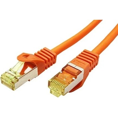 Goobay 21.92.2247 S/FTP patch kat. 7, s konektory RJ45, LSOH, 25m, oranžový