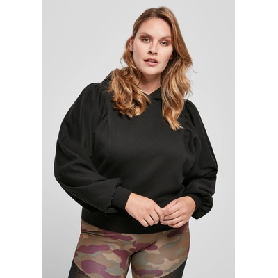 Urban Classics Дамски суичър в черно Urban Classics Ladies Organic Gathering Batwing UB-TB4015-00007 - Черен, размер S