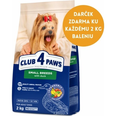 Club4Paws Premium pre dospelých psov malých plemien 2 kg