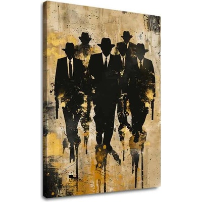 Obraz Outlaws in Shadows | dokončené rukou umelca - 80x120 cm