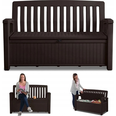 KETER Patio Bench 227 l hnedá