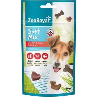ZooRoyal Soft Mix Hovězí jehněčí a kuře 60 g