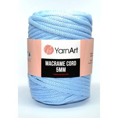 Macrame Cord 5 mm barva 760 modrá