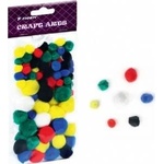 Fandy Colorful mix pompons 78pcs FANDY