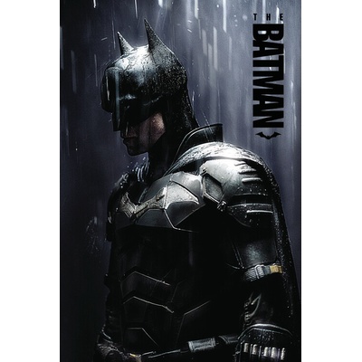 Plagát, Obraz - The Batman 2022 - Grey Rain, 61 × 91.5 cm