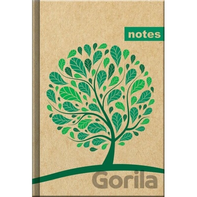 Notes Spektrum grafik Eco tree linajkovaný