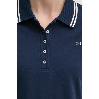 Tommy Hilfiger Рокля Tommy Hilfiger в тъмносиньо къса със стандартна кройка WW0WW45532 (WW0WW45532)