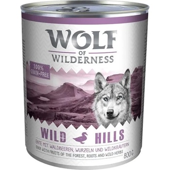 Wolf of Wilderness Wild Hills 6x800 g