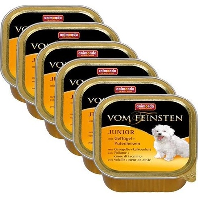 Animonda Vom Feinsten Junior kura a morčacie srdce 6 x 150 g