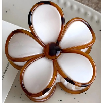 HARAHU Щипка за коса do-38212 - Бяла kp38212 (do-38212)