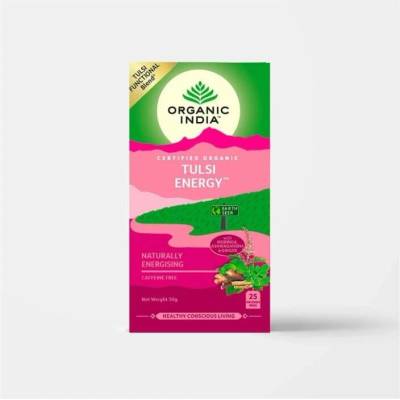 Organic India Tulsi energie bio čaj 25 ks