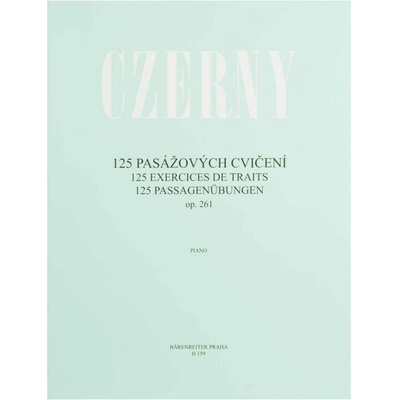 125 pasážových cvičení op. 261 Carl Czerny – Zboží Mobilmania