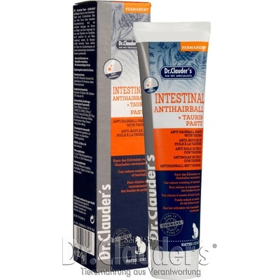 Dr. Clauder's Anti Hairball - Малцова паста за котки с таурин против космени топки, 100 гр