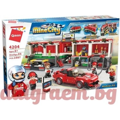 Qman Конструктор qman Сервиз за автомобили 4204 (q4204)