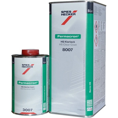 Spies Hecker Permacron® HS Klarlack 8007 set 5L+tužidlo (štandard-rýchle) - Rýchle - 3007