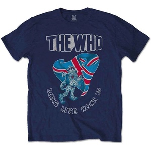 The Who Long Live Rock '79 (Back Print) Navy Blue M Риза (WHOTEE44MN02)