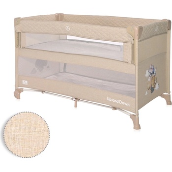 Lorelli Premium КОШАРА up and down С ПАДАЩА ПРЕГРАДА fog beige fly (10080062371)