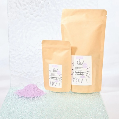 Kvitok Magická pěna do koupele v prášku Uklidňující levandule 60 g