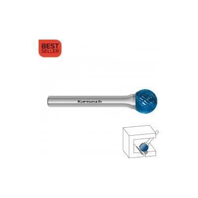 Karnasch Борфреза D (KUD) Ø 10, 0 x 8, 0 (Ø 6, 0) | 54mm HP-3 BLUE-TEC BESTSELLER (115031070)