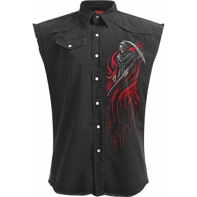 RukaHore Spiral Stairs košeľa Screaming Death black print unisex čierna