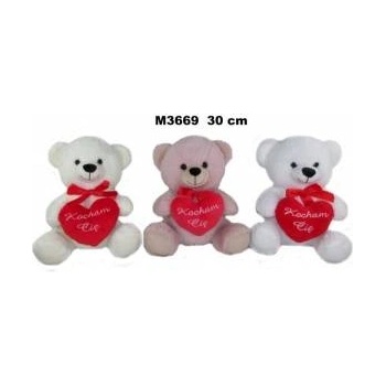 SUN-DAY Teddy Bear 3col I Love You 30cm 162045 mix price per 1 pc