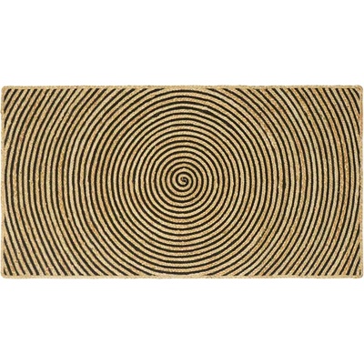 vidaXL Килими за помещение Черно 80 x 150 cm юта (42010735)