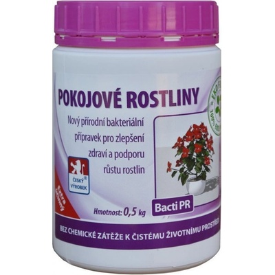 Bacti PR - Stimulátor zdraví rostlin pro pokojové rostliny - 0,5 kg