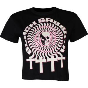 ROCK OFF Дамска тениска (топ) Black Sabbath - Hypnotic Skull - ROCK OFF - BSCT76LB