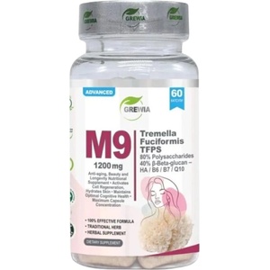 Grewia M9 | Tremella Fuciformis TFPS - 80% Polysaccharides 40% β-Beta-glucan 600 mg [60 капсули]