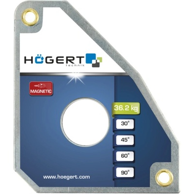 Högert Technik Magnetický svařovací úhelník trojúhelníkový 36,2 kg HT3B660
