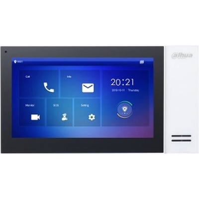Dahua VTH2421FW-P s dotykovým displejom/7"/vnútorná jednotka/biela IP video domový telefón – vnútorná jednotka
