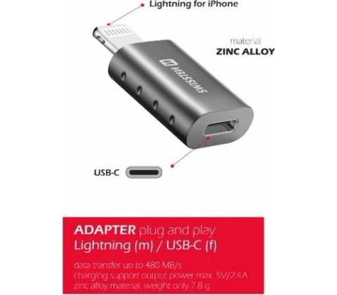 Swissten ADAPTER LIGHTNINGM/USB-CF