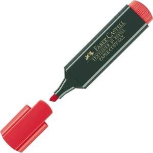 Faber-Castell Маркер Faber-Castell 48, червен, от 1, 2, 5mm, за маркиране на текст