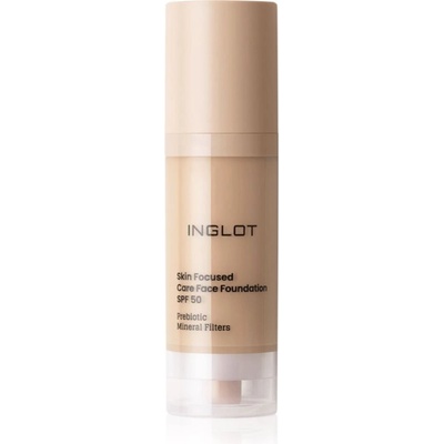 Inglot Skin Focused Care Face Foundation SPF50 krycí make-up 304 Classic Beige 30 ml