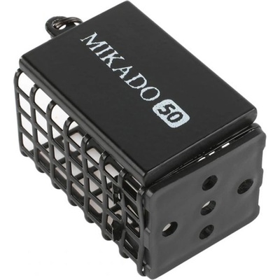 Mikado hranaté feederové krmítko se dnem 25x30x444 černé 30g