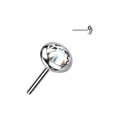 Šperky4U Náhradní kamínek k PUSH IN piercingu titan TIT1242C-040