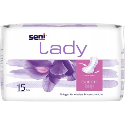 Seni Lady Super urologické vložky pre ženy savosť 800 ml 15ks