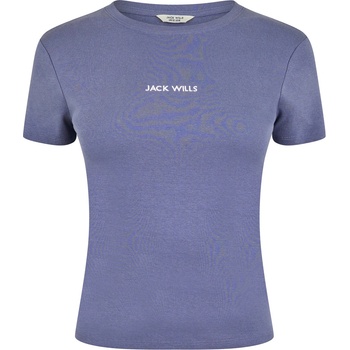 Image 1 of Jack Wills Baby Tee - Dusky Blue