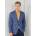 HACKETT Сако Hackett Silk Blue Check blazer - Blue (Blue)