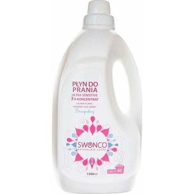 Swonco Ultra Sensitive prací prostředek bez vůně 1500 ml